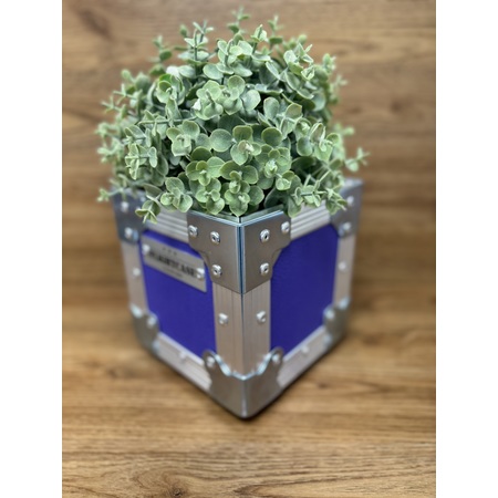 Flightcase Plant Pot In Purple 